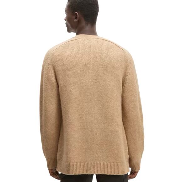 Everlane Merino Wool Alpaca Brown Cardigan | Size XL - Picture 6 of 8